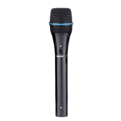 Picture of TV Journalist Professional Dynamic Microphone Lane LM-574 For Mobile/ Facebook Live/ Youtubers Black