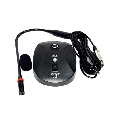 Picture of Carol Gooseneck Microphone D-28/26 Professional Meeting microphone unit Black