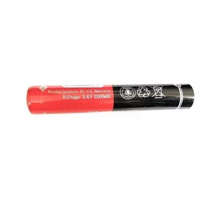 Picture of Geepas 3.6V 2500mAh Ni-Cd Rechargeable Torch Light Clone Version Battery 2x12.5cm Multicolor