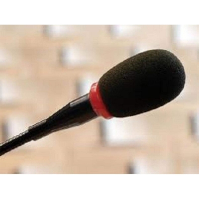 Picture of Microphone Windscreen Sponge Cover Mic Foam Cap for Gooseneck Meeting Mic Black 1 pices Black