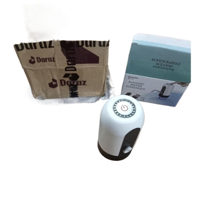 Picture of Water Bottle Pump USB Charging Automatic Drinking Water Pump Portable Electric Water Dispenser White