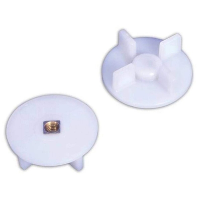 Picture of 4cm of white plastic mixer grinder motor coupler - 1 piece for Appliance Repair - 308926507 White