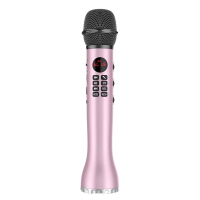 Picture of 3 in 1 Wireless Karaoke Microphone Handheld Bluetooth Speaker Singing Recorder Microphone High Volume Long Battery Life L598 
