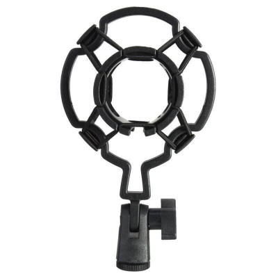 Picture of Universal Professional Condenser Microphone Mic Shock Mount Holder Studio Recording Bracket For Large Diaphram Mic Clip Black