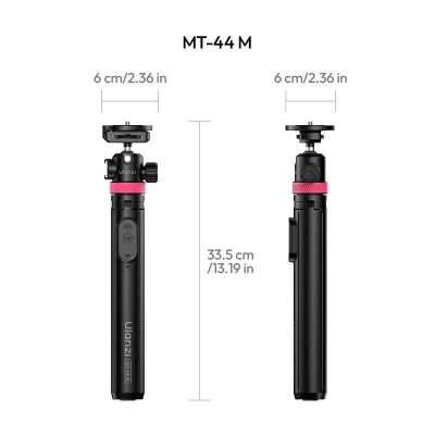 Picture of Ulanzi MT-44M 2-in-1 Magnetic & 1/4" Selfie Stick Tripod  Extended Height 149 cm / 58.66 in Black
