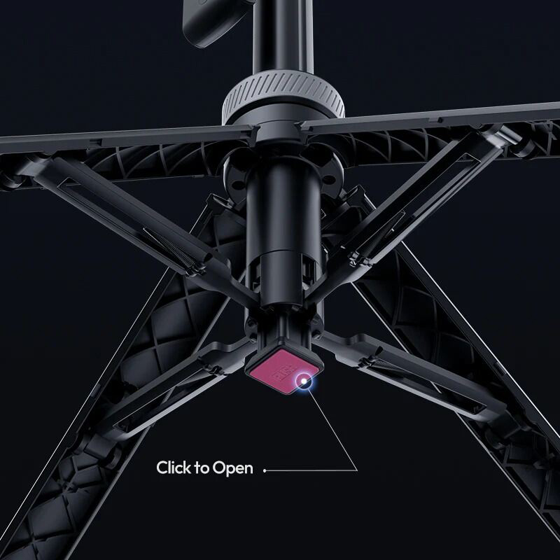 Picture of ULANZI TT23 64" Auto Face Tracking Tripod for iPhone/Android with Remote, 360°Rotating Selfie Stick Black
