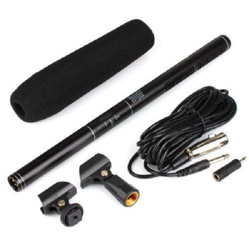 Picture of EM-2800A Boom Microphone Compatible  with standard XLR connector Cable length 22.5 feet Black