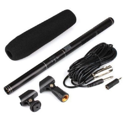 Picture of EM-2800A Boom Microphone Compatible  with standard XLR connector Cable length 22.5 feet Black