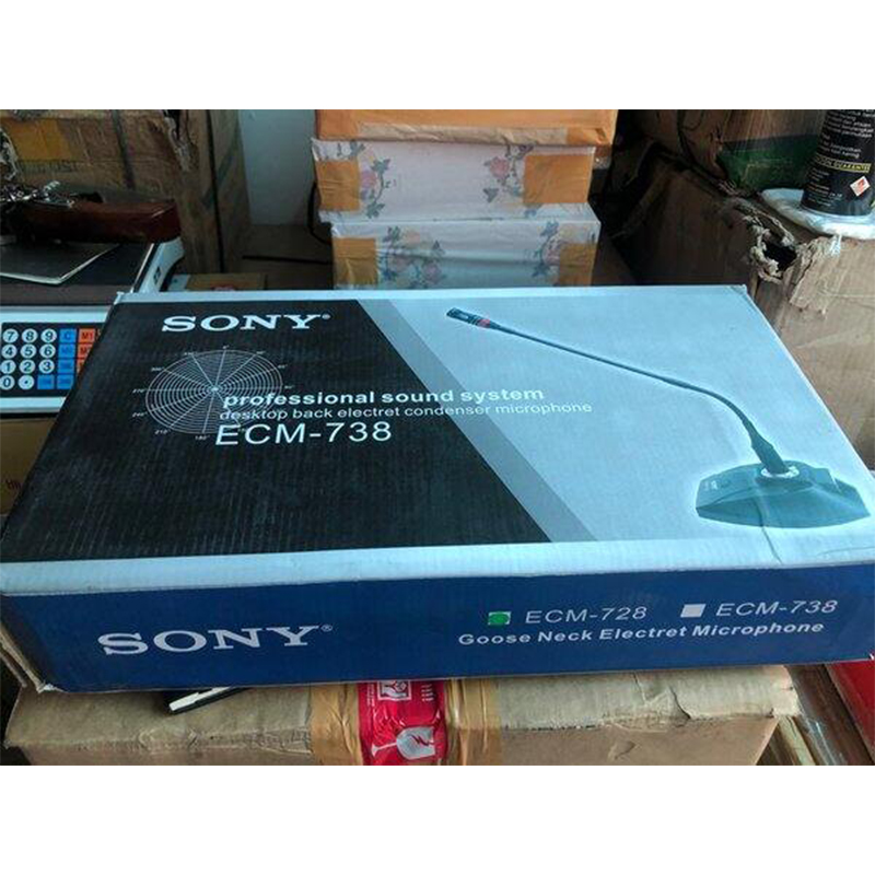 Picture of Sony ECM 728 Conference Goose neck Condenser Microphone Black