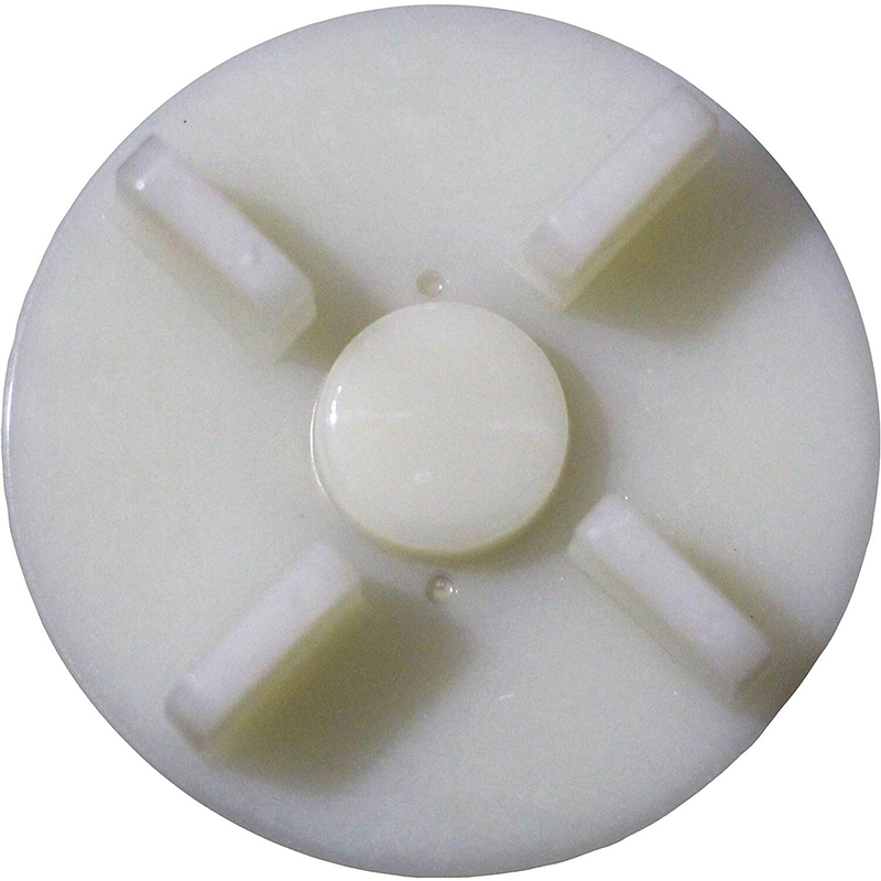 Picture of Mixer Grinder Jar Blender Motor Coupler 4CM 4 Teeth Round No Screw White for Eco Twin White