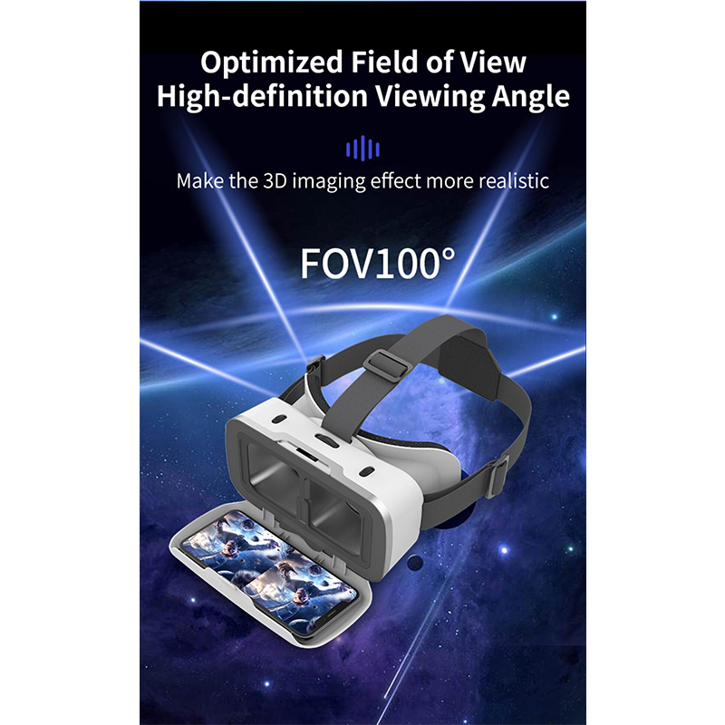 Picture of VR Shinecon SC-G15 3D Virtual Reality Box Gaming Glasses Headset for 4.5-7 inch Smartphones Multicolor