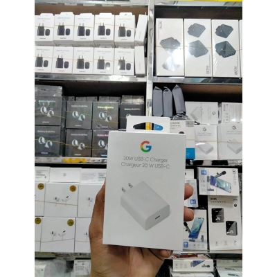 Picture of Google 30W USB-C Charger Fast Charging Pixel Phone Charger White,Google 
