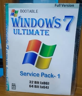 Picture of MW W-I-N-D-O-W-S  dvd  Seven  7  Compact disk DVD  all version Available only Win- DVD - White