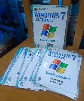 Picture of MW W-I-N-D-O-W-S  dvd  Seven  7  Compact disk DVD  all version Available only Win- DVD - White