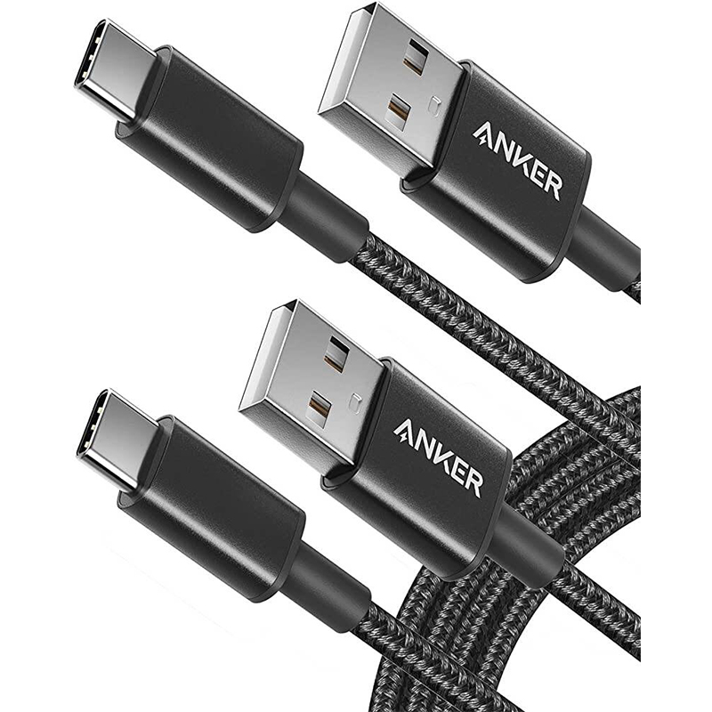 Picture of Anker 322 USB A to USB C Cable Fast Charge Data Transfer Braid for Huawei Xiaomi Samsung Oneplus Vivo OPPO Realme USB-C Phones, Tablets Multicolor