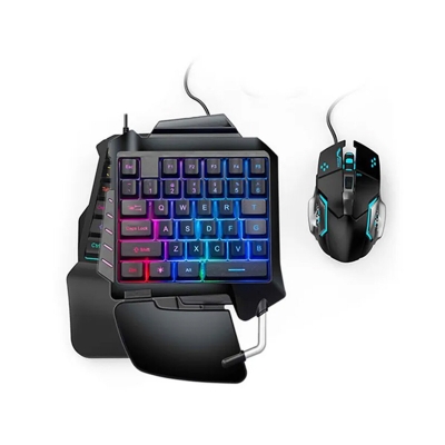 Picture of K-Snake Mobile Gaming RGB Keyboard & Mouse Combo 35 keys Black