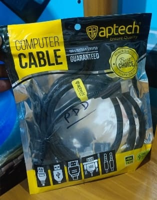 Picture of Hdmi To Hdmi Cable.type  Round Length   1.5 Miter  Male A To Male A  Cable best quality black and red color available - Red - Black