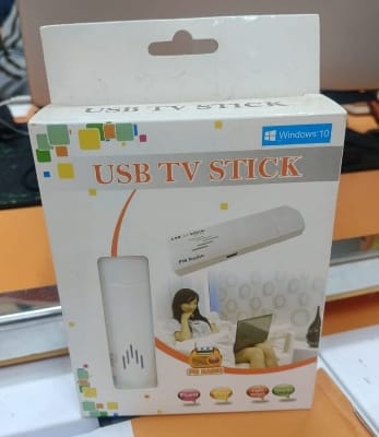 Picture of External  USB TV Card For Windows (USB TV & FM Tuner) for Dextop and Laptop - White