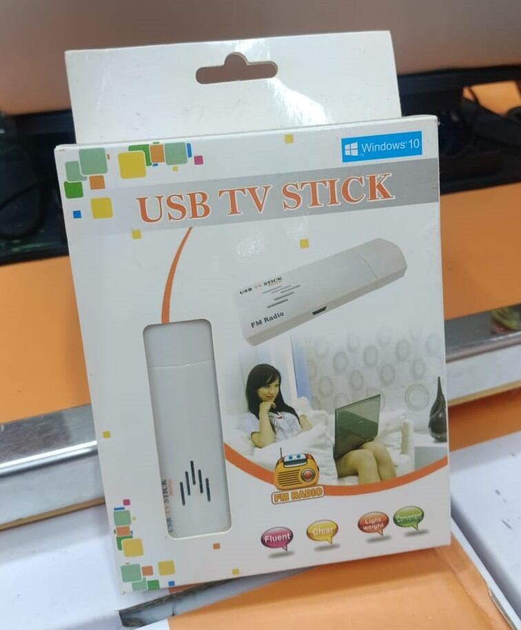 Picture of External  USB TV Card For Windows (USB TV & FM Tuner) for Dextop and Laptop - White