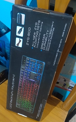 Picture of kEYBOARD BACKLIGHT ZYG-800 LED Backlight RGB Gaming Keyboard best quality product - Multicolor
