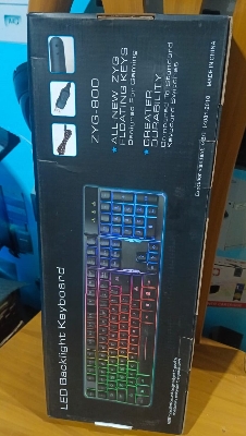 Picture of kEYBOARD BACKLIGHT ZYG-800 LED Backlight RGB Gaming Keyboard best quality product - Multicolor