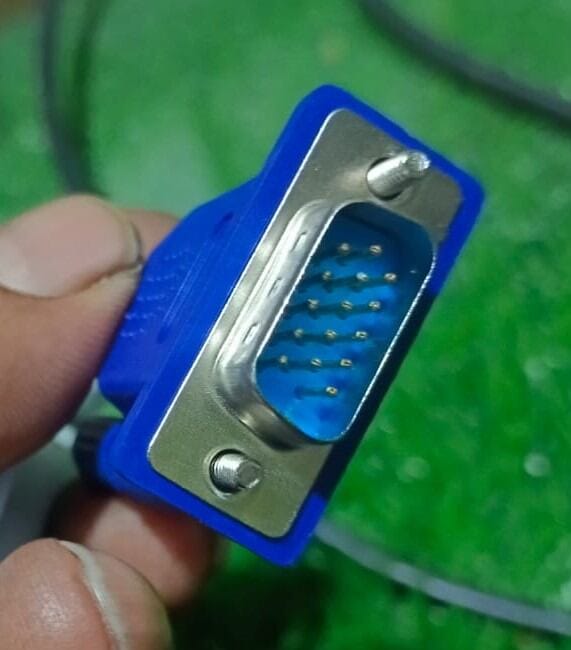 Picture of VGA to VGA Cable 5 mitre For Desktop Laptop PC Lcd Led TV Monitor Projector  China best quality - Multicolor 