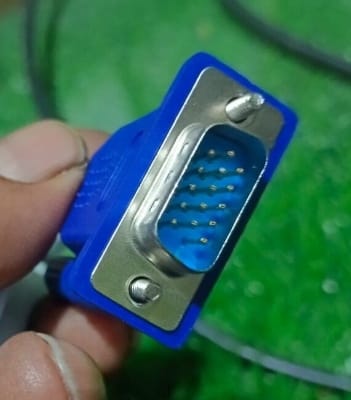 Picture of VGA to VGA Cable 5 mitre For Desktop Laptop PC Lcd Led TV Monitor Projector  China best quality - Multicolor 