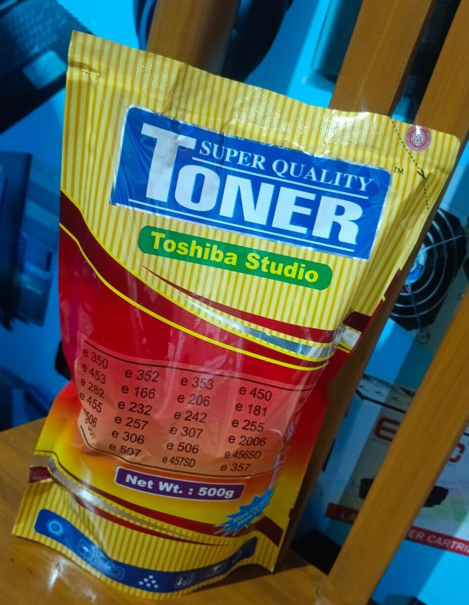 Picture of Super Quality Toner Poly 500gsm For All T-O-S-H-I-B-A eSTUDIO dIGITAL pHOTOCOPY mACHINE sUPPORTERS - Black