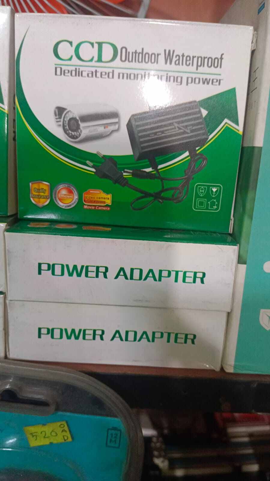 Picture of CC Camera Adapter  AC to DC 12V 2A Power Adapter for all brand cc camera best quality available - Black