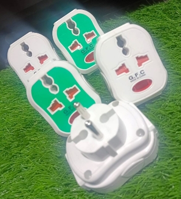 Picture of Socket 2 Pin Multi Socket- 3 Way - china best quality multi socket - Multicolor