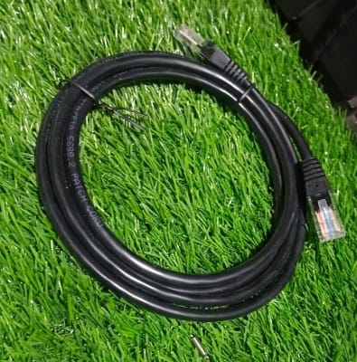 Picture of LAN Cable 1 m CAT6 Cable 1 meter Ethernet Lan Network CAT 6 RJ45 Patch Cord Internet - lan cable - Black