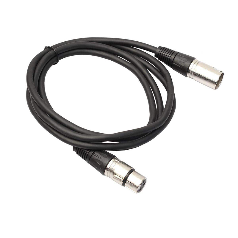Picture of XLR Male To XLR Female Cable For Microphone And Mixer 1.5M Black