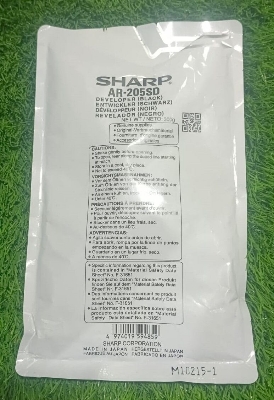 Picture of Developer AR-205 for S-H-A-R-P Photocopy Machine Model  AR-5316,5320,5516,5520 5618 5620 6020 6023 7024 314 5618 5623 256 etc model  supporters available - Black