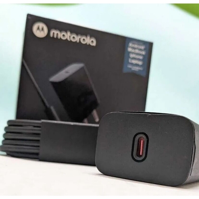 Picture of Motorola Turbo Power 68W USB-C Charger with Ganfast Technology EU pin Black