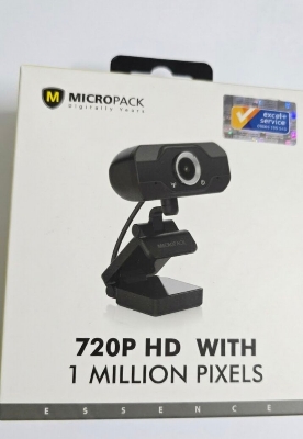 Picture of Web Cam Micropack 720P HD WITH 1 MILLION PIXEL  china best quality product - Black