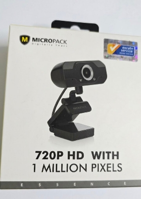 Picture of Web Cam Micropack 720P HD WITH 1 MILLION PIXEL  china best quality product - Black