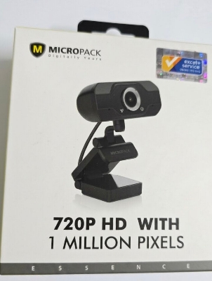 Picture of Web Cam Micropack 720P HD WITH 1 MILLION PIXEL  china best quality product - Black