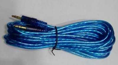 Picture of Audio jack 3.5mm high qualitry 5 mitre long. for multi uses.one by one audio jack china high quality cable