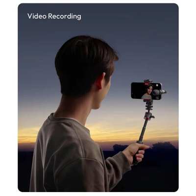 Picture of Ulanzi AM23 Microphone Portable Audio Video Recording Mini Mic for iPhone Android Live Broadcast Gaming Phone Gopro DJI Laptop Black