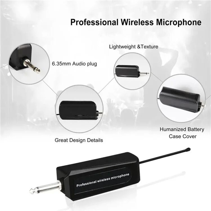 Picture of SHENGFU W-15 High Quality Microphone Studio universal microphone hot selling wireless microphone for Karaoke Machine/PA Speakers System/Mixer/Speech/Church/Wedding Multicolor