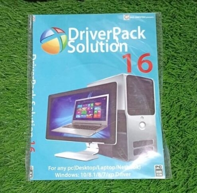 Picture of Driver Pack Solution All Motherboard Supported For all dextop ana Laptop supporters silver  disk available - Multicolor