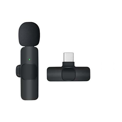 Picture of Boya BY-MW3 Wireless Lapel Plug-Play Microphone  for Phone Video Recording Interview Youtubers Vloggers, Black