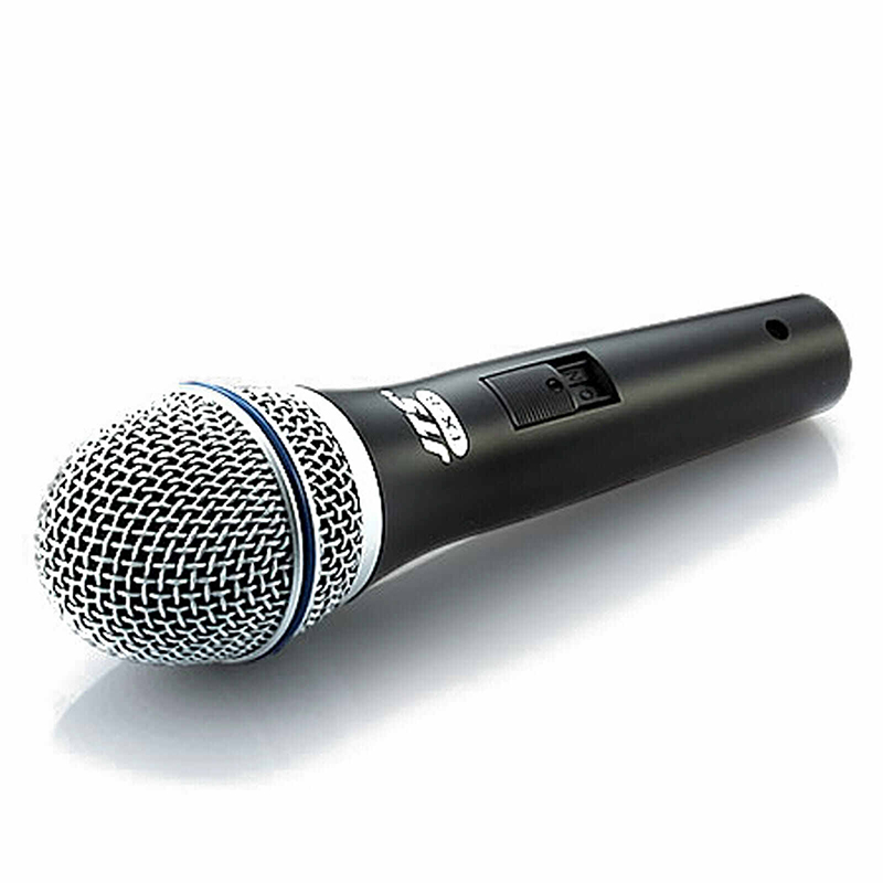 Picture of JTS TX-8 Dynamic Vocal Microphone On/Off Switch DJ Karaoke Inc 4.5m Mic Lead Black