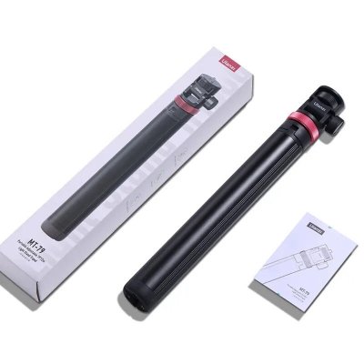 Picture of Ulanzi MT-79 Extendable Tripod with 1/4'' Screw for DSLR Camera Smartphone Fill Light Microphone Tripod Black
