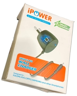 Picture of Mobile Charger( Round Chikon Pin) - Charger china best quality Product - Black
