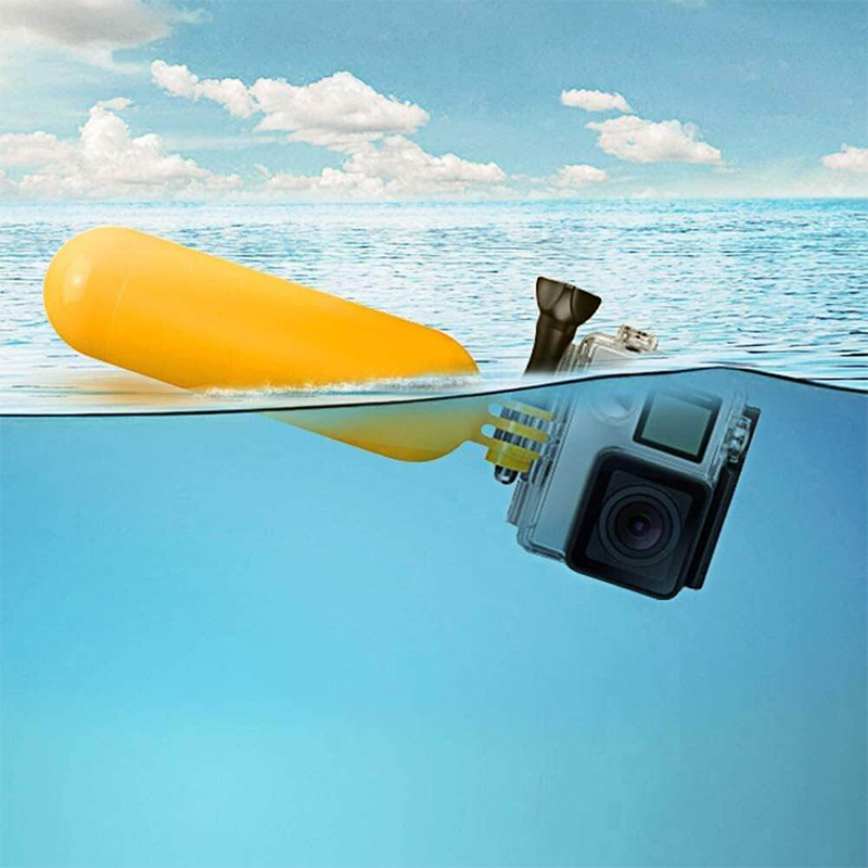 Picture of Gopro Float Bobber Hand Grip Mount For Go Pro Hero 8 7 5 Black h9 SJCAM SJ5000 SJ7 SJ6 Yi 4K Go Pro Accessory Yellow