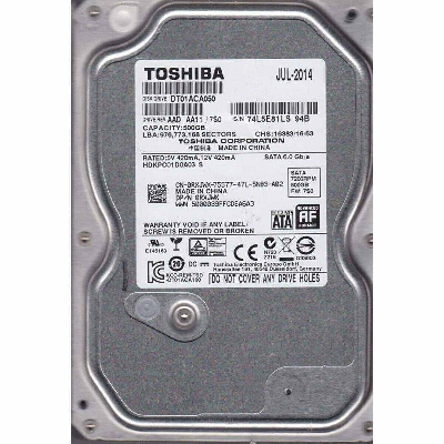 Picture of Hard disk 500gb for dextop and cc camera and other uses multi brand korean product 1 year service warranty - 500GB