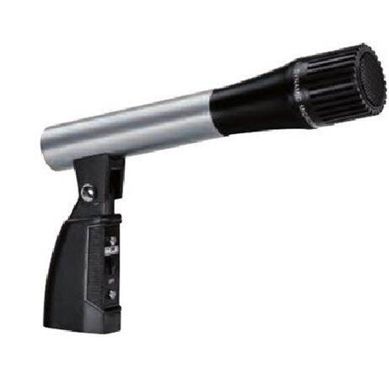 Picture of Ahuja AUD-77DX best quality and best performance Wired Microphone Ahuja Unidirectional Dynamic Microphone with Holder 2.5mV/Pa AUD-77DX Silver