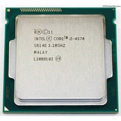 Picture of P-r-o-c-e-s-s-o-r C-O-R-E i5-4th GEN  FOR DESKTOP Computer All 81 and 85 Mother Board Supporters