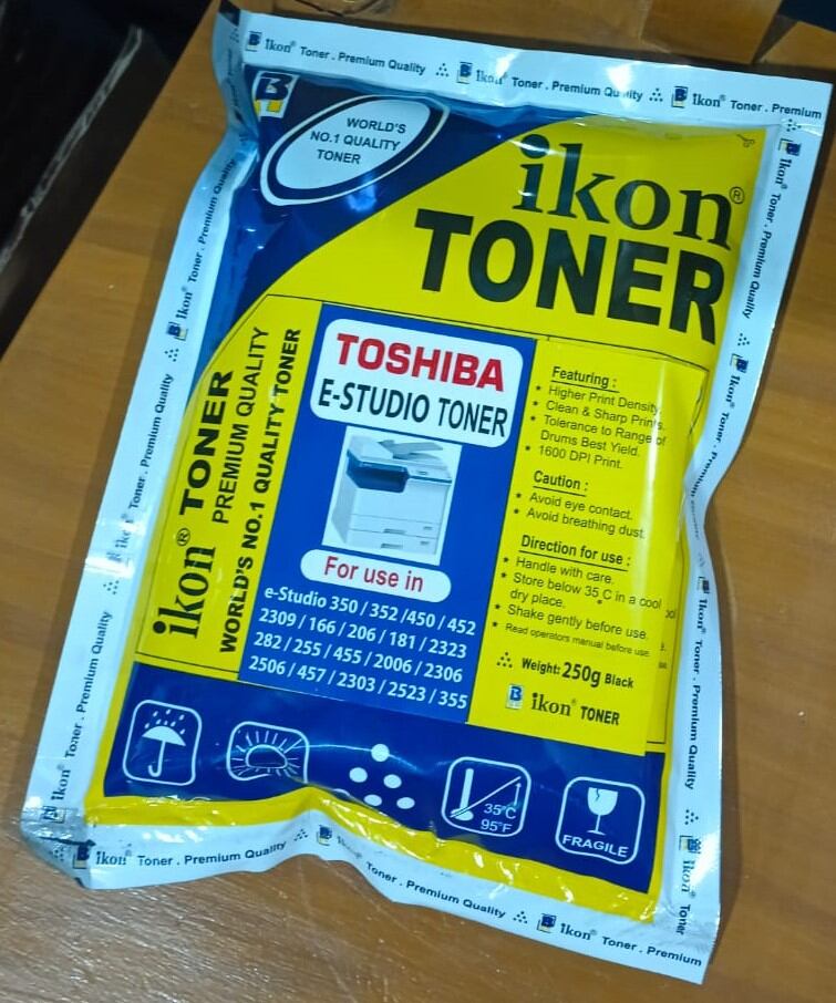 Picture of Poly TONER For T-o-s-h-i-b-a Estudio all digital Photocopier Machine 2006 2306 2007 2307 2303 2523 2323 2823 2823 ETC MODEL SUPPORTERS - Black